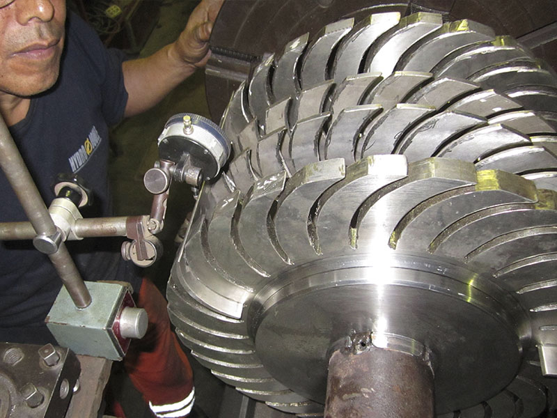 Fabricación, montaje y pruebas de rodete Cross Flow (C.H. Nuevo Seasme)