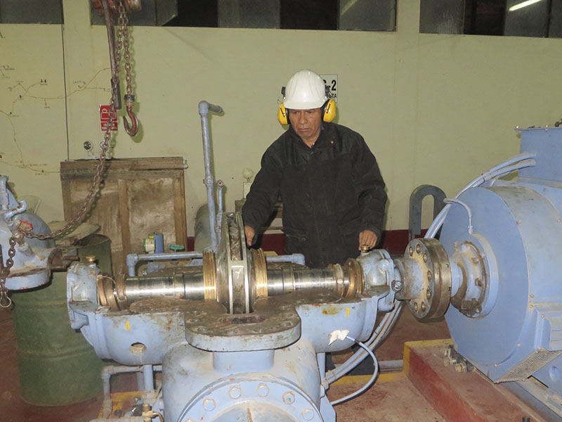 Mantenimiento, montaje, pruebas y puesta en Servicio de turbina Kubota (C.H. Santa Leonor)