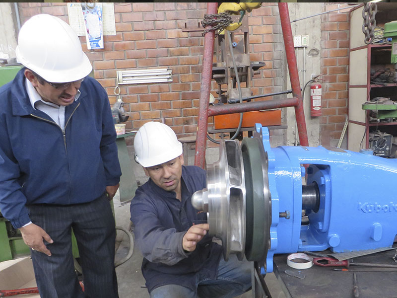 Mantenimiento, montaje, pruebas y puesta en Servicio de turbina Kubota (C.H. Charape)