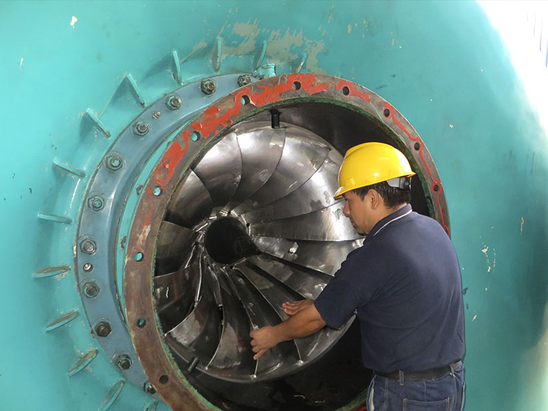 Reconstrucción de rodete de turbina Francis (C.H. Gera)