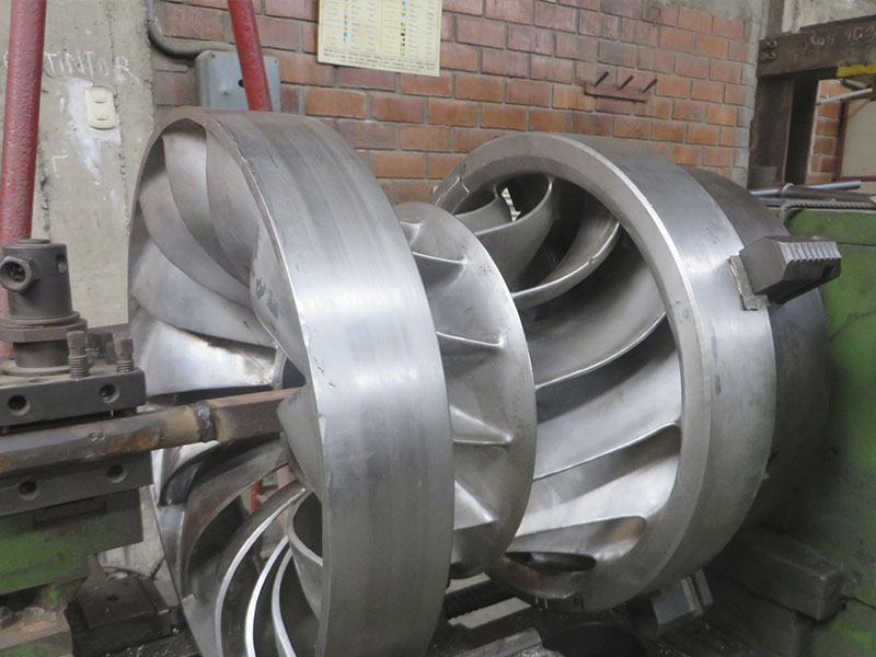 Mantenimiento, montaje, pruebas y puesta en Servicio de turbina Francis (C.H. San Ignacio)