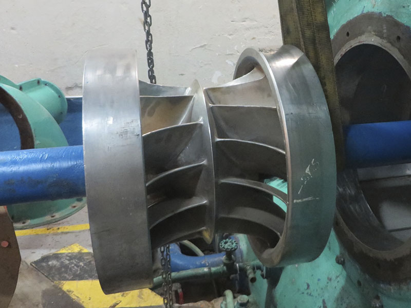 Mantenimiento, montaje, pruebas y puesta en Servicio de turbina Francis (C.H. San Ignacio)